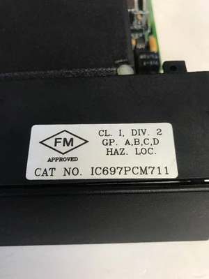 USED GE  FANUC IC697PCM711