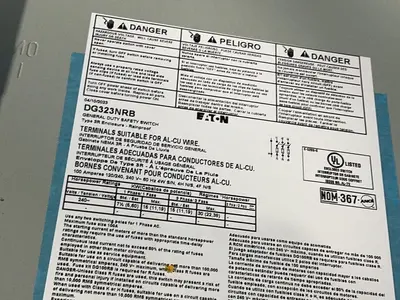 Used EATON DG323NRB Disconnects Ohio US | HGR 24 #1280586
