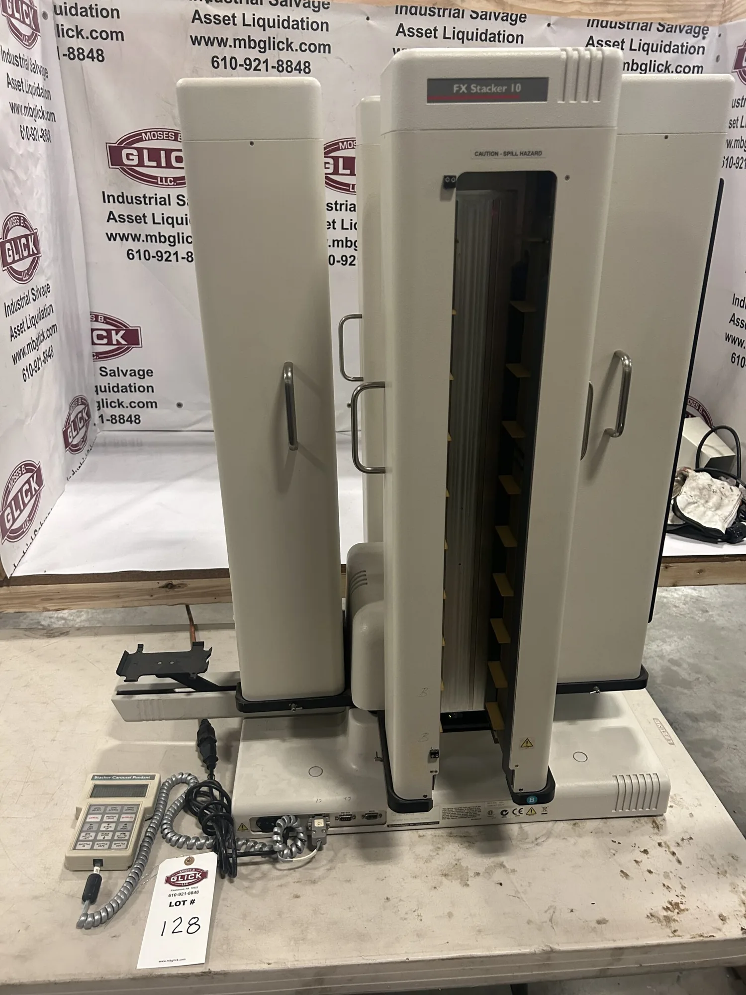BECKMAN COULTER FX BIOMEK MICROPLATE STACKER CAROUSEL w/ PENDANT