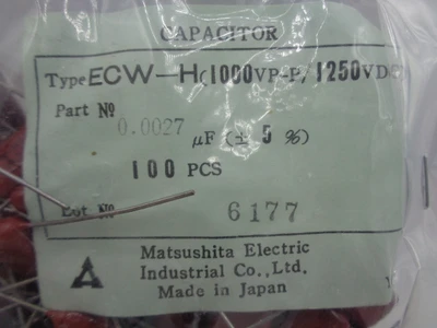 NEW MATSUSHITA ECW-H10H272JR