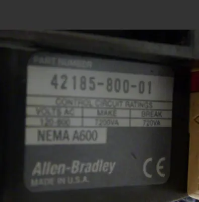 Used ALLEN BRADLEY 509-BOD SER B W35 Starters Michigan US | Ideal Machinery #705879
