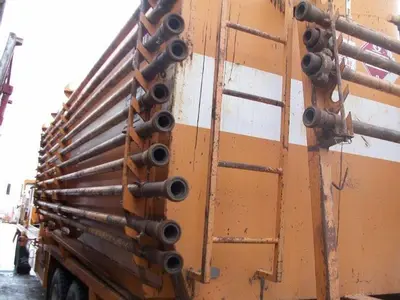 USED 22.5 M3 (140 BBL) SKID MOUNTED 2 COMPARTMENT MUD TANK