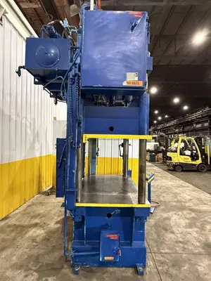 75 TON DAKE MODEL #18-558 HYDRAULIC 4-POST PRESS,  23" STROKE: YOBRO #24094