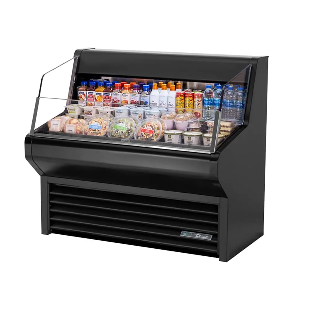 Used True THAC-48-HC-LD BLK Open Air Merchandisers (coolers) Illinois US | Falcon Restaurant Supply #1373817
