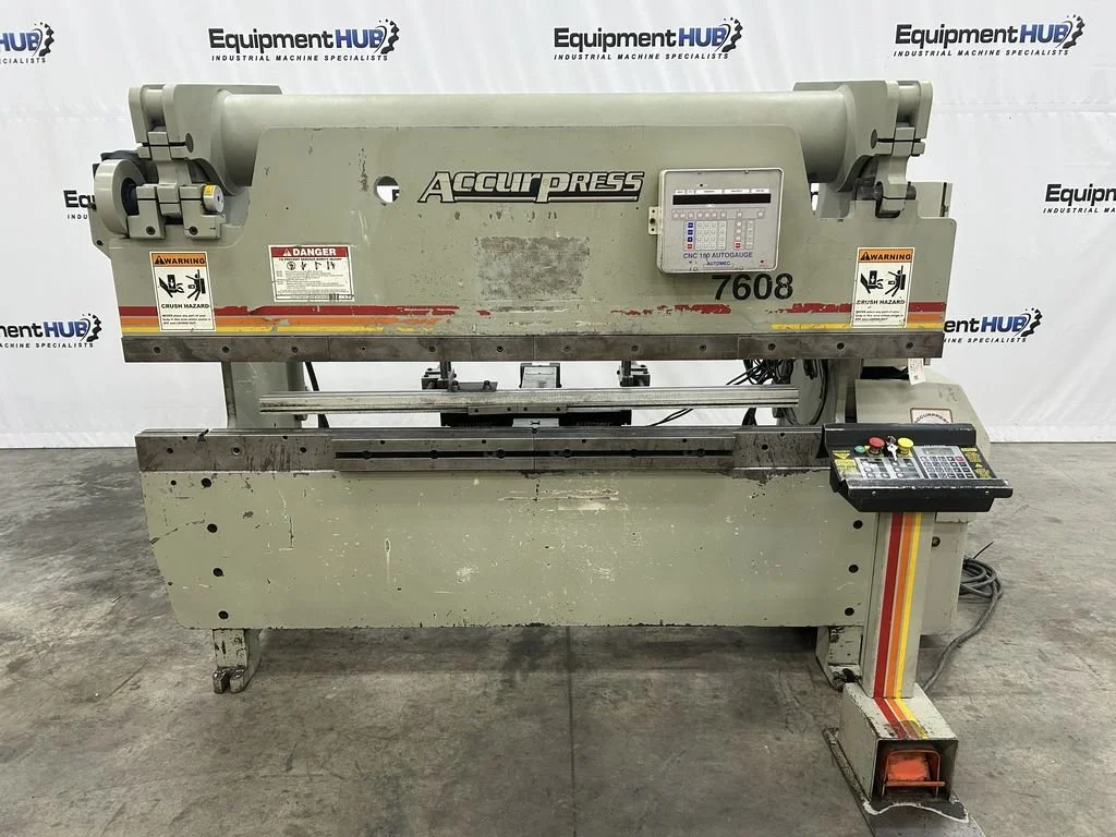 Used 2001 ACCURPRESS 7608 Press Brakes Georgia US | The Equipment Hub #1343346