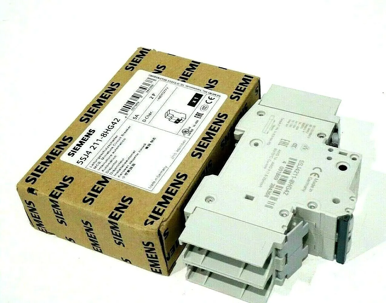 NEW SIEMENS 5SJ4 211-8HG42 CIRCUIT BREAKER 5SJ42118HG42