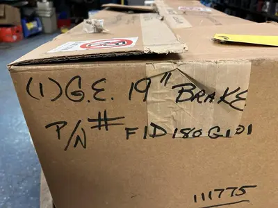 GE,F1D180G101,DC SHUNT BRAKE COIL SIZE 19" 250VDC