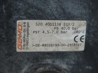 GEMU 520 40D1138 513/2 Pneumatic Diaphragm Actuator Globe Valve DN40 1-1/2"