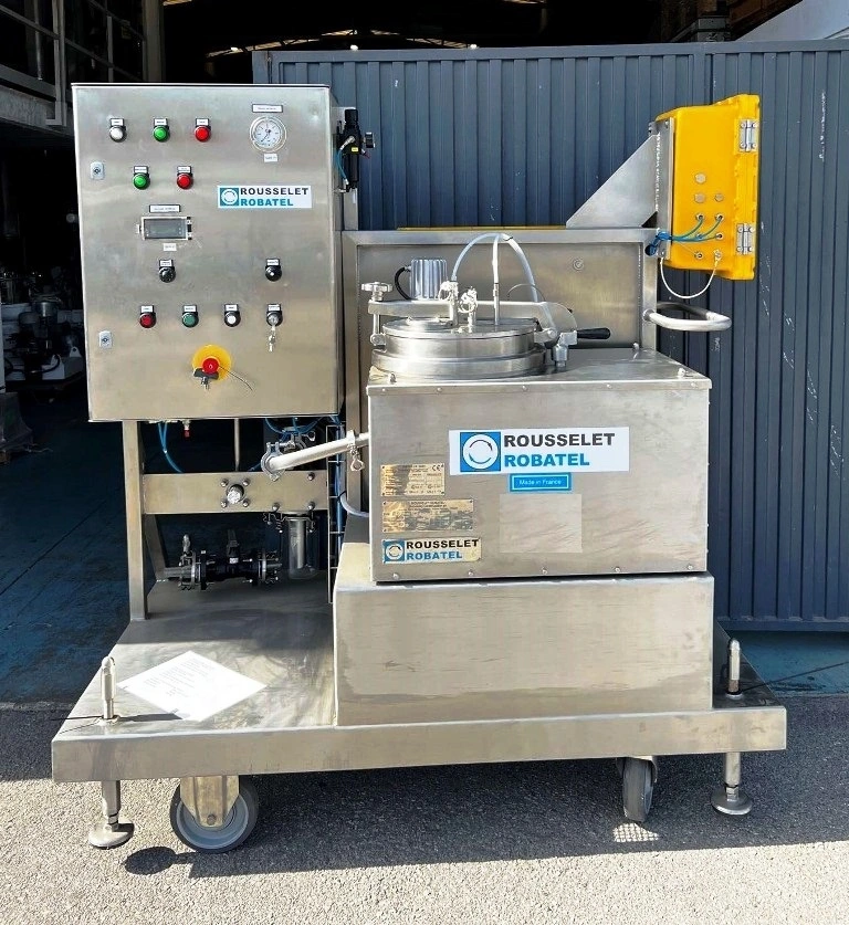 Rousselet Robatel RC 20 Vx R ATEX perforate basket centrifuge, 316L SS.