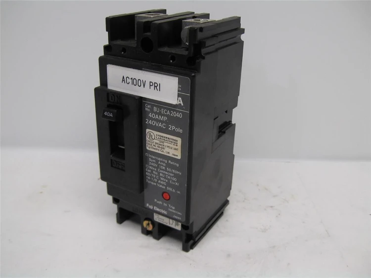 Used FUJI ELECTRIC BU-ECA 2040 Circuit Breakers Kentucky US | Industrial Parts R Us Inc. #355457