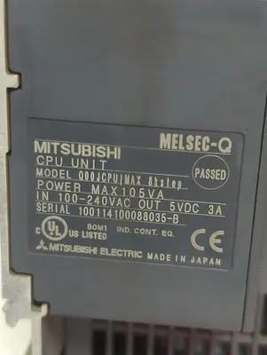 Used MITSUBISHI MITSUBISHI Q00ICPU Industrial Controls Ohio US | Surplus Asset Holdings #1445201