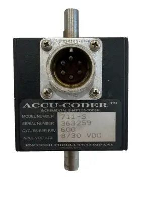 USED ENCODER PRODUCTS 711-S ENCODER 8/30VDC 600 CYCLES PER REV. 711S