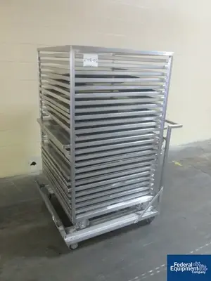 Unknown Stainless Steel Truck Oven Cart