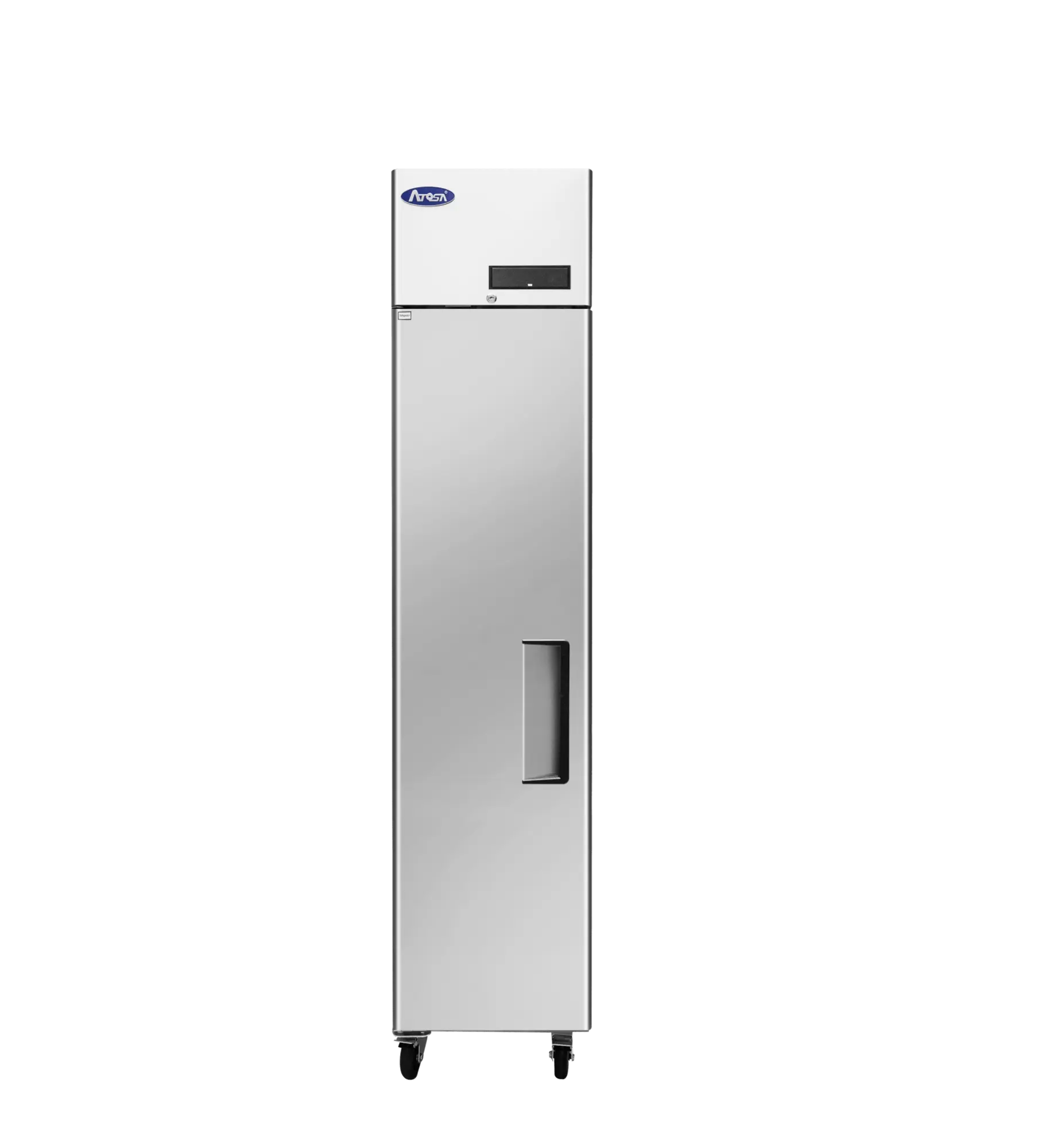 New | in-Stock Atosa New Atosa MBF15RSGRL Top Mount Slim One (1) Door Reach-In Refrigerator (Left-Hinged) Refrigerators Illinois US | Falcon Restaurant Supply #1375571