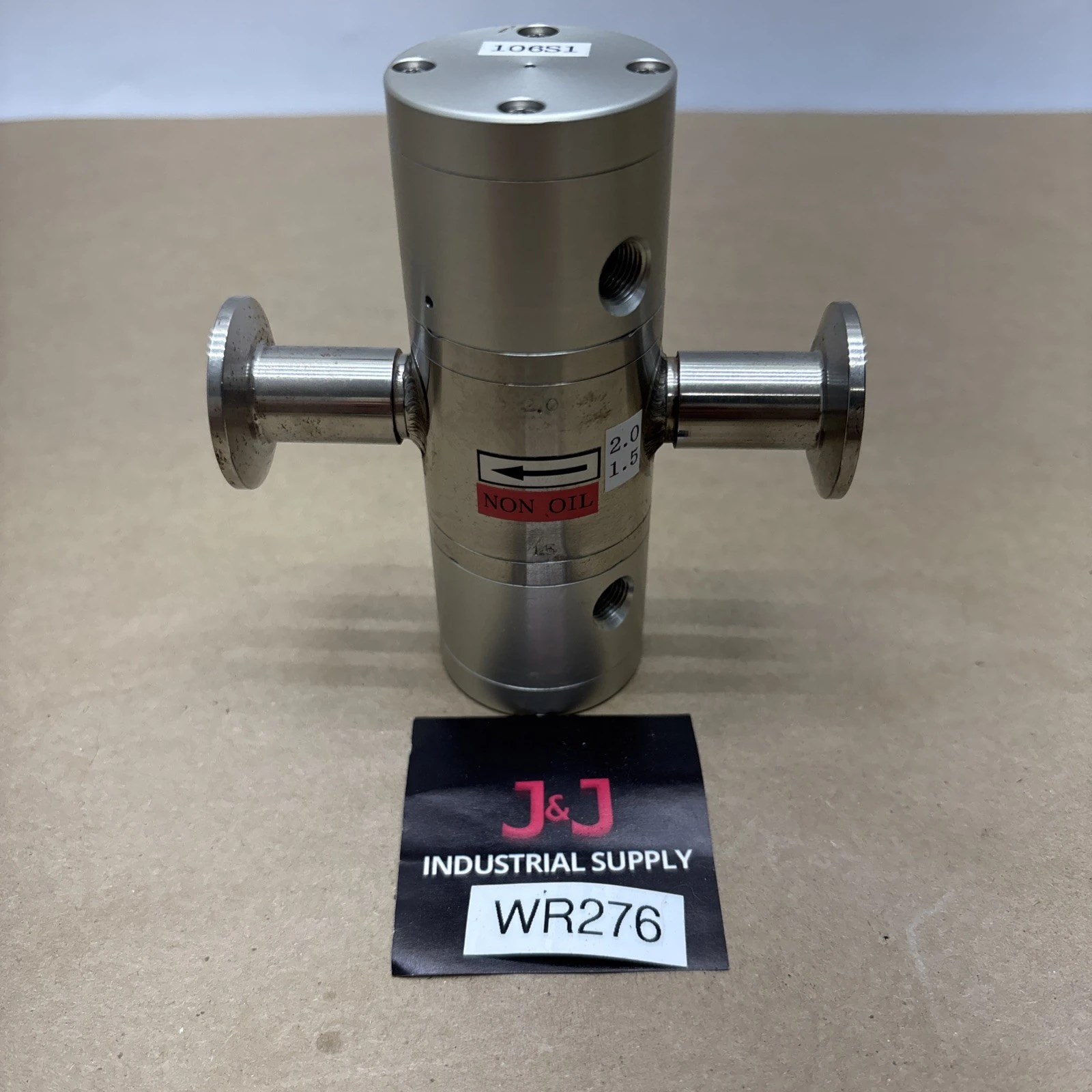 Lot Of 3 FUiJIKIN HYDRAULICS PNEUMATIC AIR VALVE,L 2.0 S0.5,NEW, WARRANTY.￼