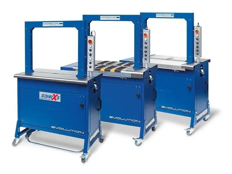 New | in-Stock MOSCA EVOLUTION SONIXS MP-6 T Strappers Michigan US | Capital Mailing Equipment #1494243