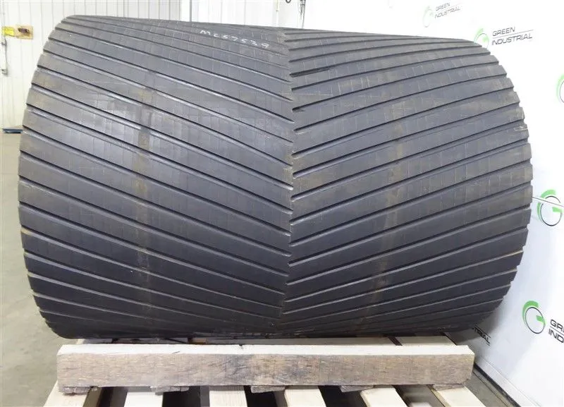 Unbranded 44" Wide Conveyor Pulley Drum Assembly 36" Diameter Surplus