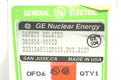 NEW GENERAL ELECTRIC D91854-002D CONTACT D91854002D