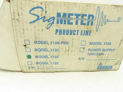 Sciemetric 1102 Sigmeter Panel Meter 120VAC 30W