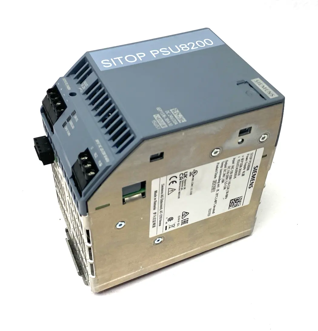 Used Siemens SITOP PSU8200 Stabilized Power Supply 1ACDC/24VDC/20A DIN Rail Power Supplies Michigan US | Maverick Industrial Sales #1402268