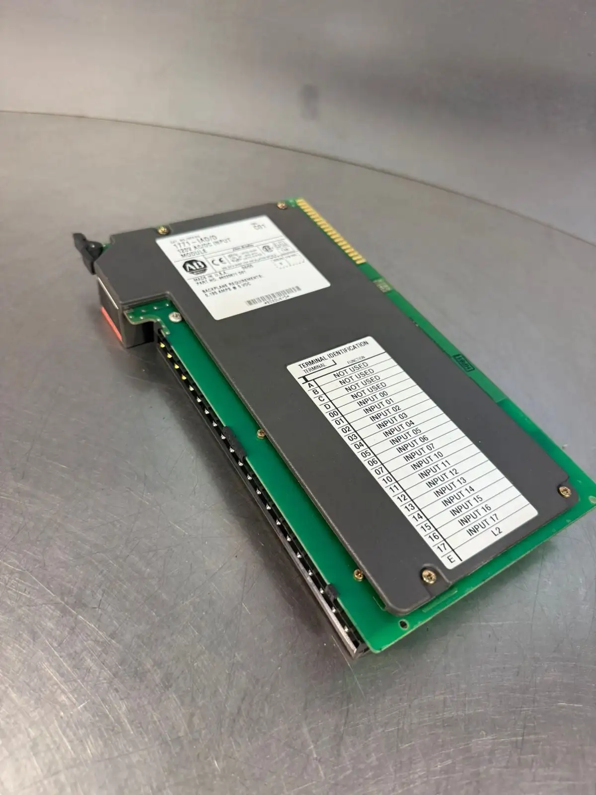 Allen Bradley 1771-IAD /D 120V Ac/Dc Input Module Rev C01 (7.3.5)