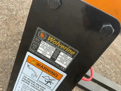 Used WOLVERINE PFA-11-3300G SKID STEER PALLET FORK HYDRAULIC ADJUSTABLE Pallet Forks Michigan US | Miedema Asset Management Group #1468677
