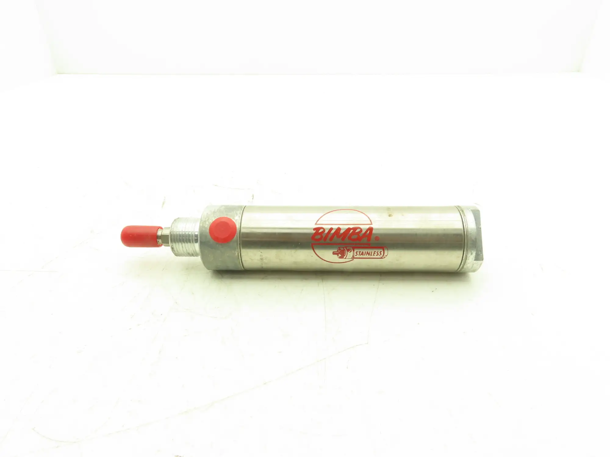 Bimba MRS-244-D Pneumatic Round Air Cylinder 1-3/4"Bore 4"Stroke Stainless Steel