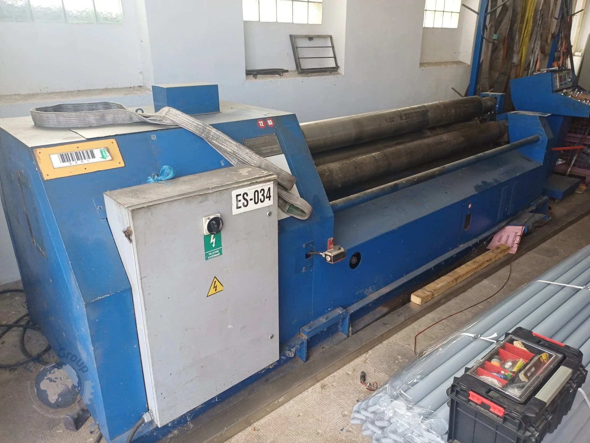 Used 1999 HAEUSLER ES 034 Plate Bending Rolls including Pinch SK | F.M.T. Group s.r.o. #1475065