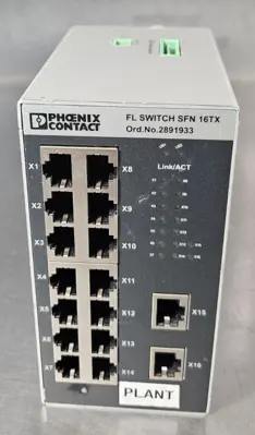 PHOENIX CONTACT FL SWITCH SFN 16TX Industrial Ethernet Switch (BIN533)