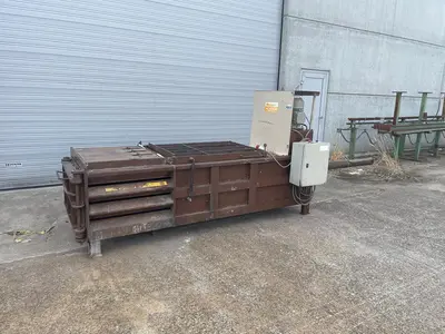 USED MECAMAT SCRAP BALLING PRESS