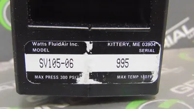 Watts FluidAir Inc. SV105-06 Shut off Valve 300Max PSI 3/4 Size New NIB