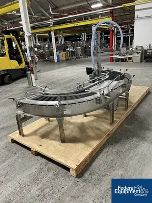 USED CPW 16" x 432" CPW Powered Roller Conveyor