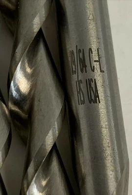 New 19/64 HS C-L Drill Bits (Lot Of 4) Fast Shipping