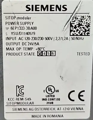 USED Siemens siemens 6EP1 333-3BA00