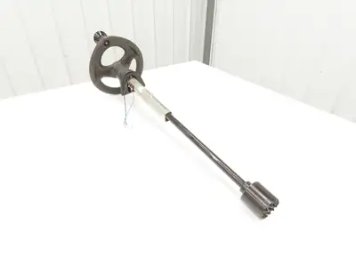 Linde 3355421001 Forklift Steering Wheel & Column W/Horn Removed From E18C-02