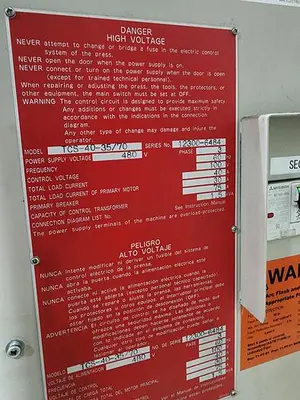USED 2016 AIDA TCS-40-35/70