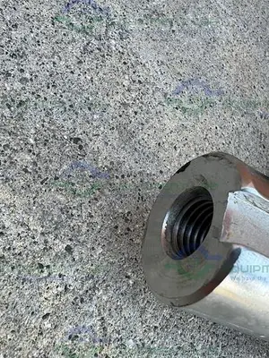 USED SCHOTT AG 316 STAINLESS STEEL IMPELLER 98" HEIGHT  X 2" FEMALE THREADED