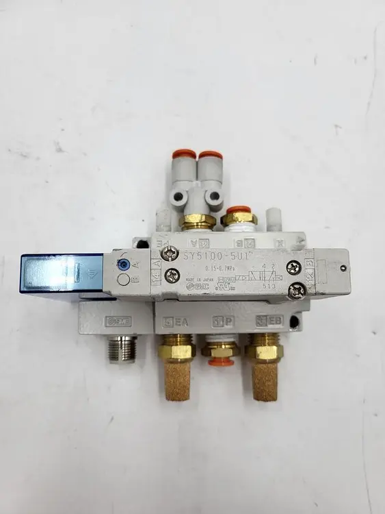 Used SMC SMC® SY5100-5U1 SY5000 5-PORT BASE MOUNTED DOUBLE INTERNAL PILOT Parts (Hydraulics and Pneumatics) | ND Industrial Surplus #1216784
