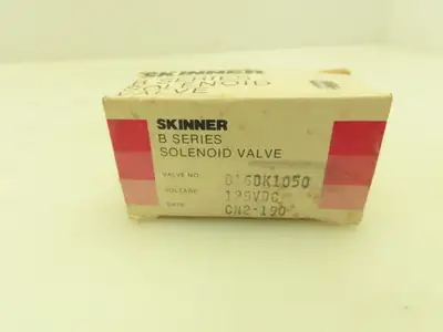 Honeywell Skinner B16DK1050 Solenoid Valve 3-Way NO 125 VDC 50 PSI 1/8" NPT