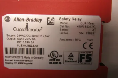 ALLEN BRADLEY 440R-S23174 GUARD MASTER CU4 440RS23174