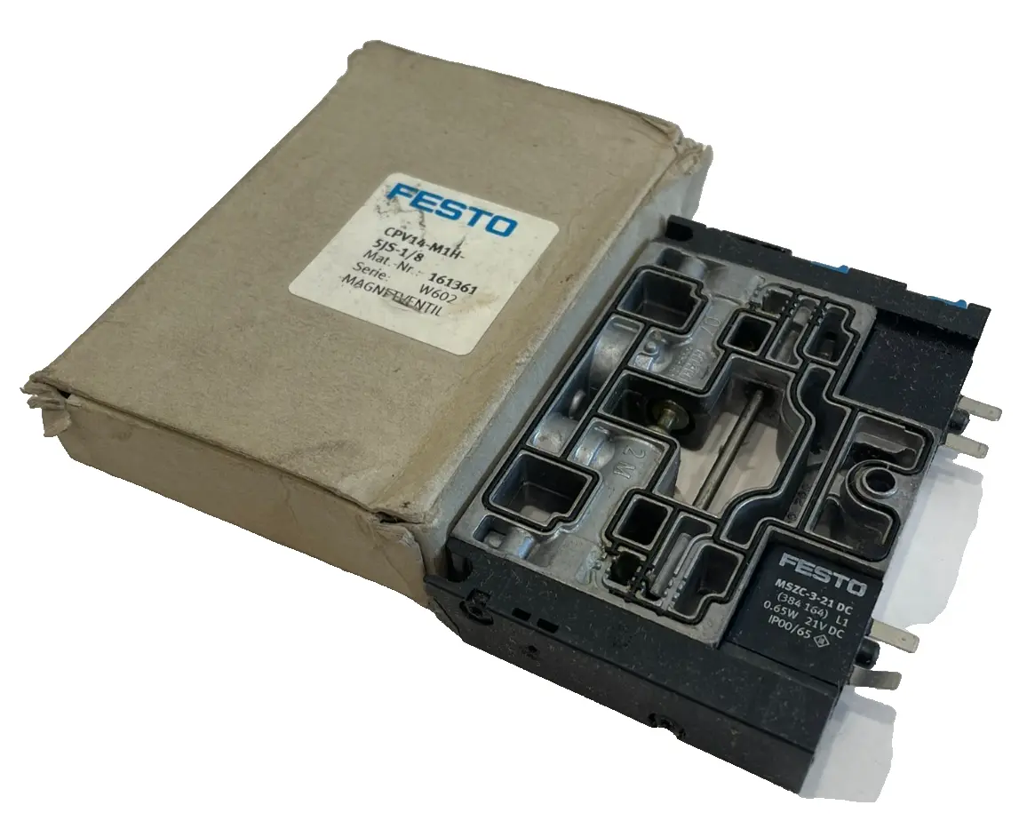 NEW FESTO CPV14-M1H-5JS-1/8 SOLENOID VALVE 161361 CPV14M1H5JS18