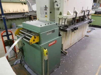 USED DIMECO DECOIL./ STRAIGHT LVD PUNCHPRESS + ROLLFORMING