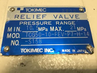 USED TOKIMEC TCG50-10-FEV-P7-H-14-S158