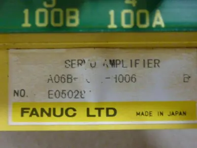 USED FANUC A06B-6052-H006