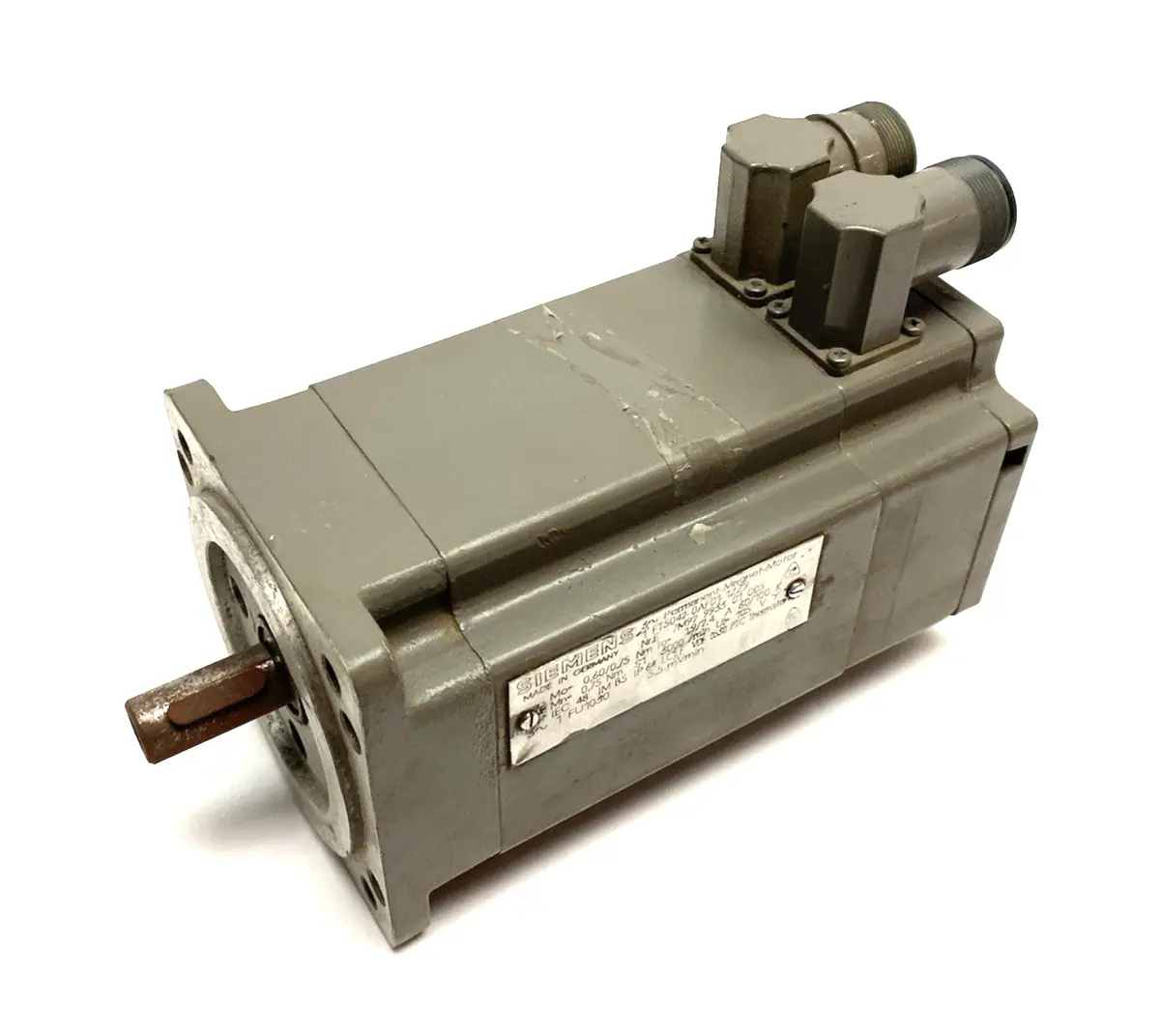 USED SIEMENS PERMANENT MAGNET SERVO MOTOR 3-PHASE 3000RPM