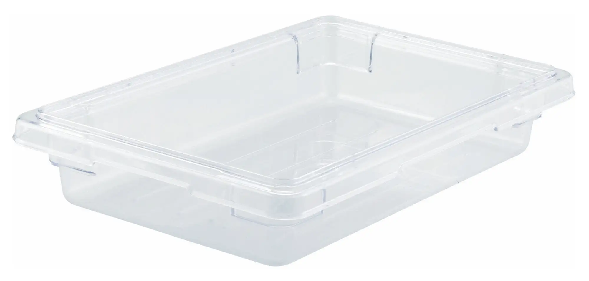 Food Storage Box, 18" x 26" x 3.5", Clear, PC (8 Each)