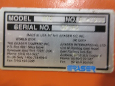 Used ERASER RT 2 Miscellaneous Equipment (Electrical & Power) Minnesota US | Machinesused.com #1566300
