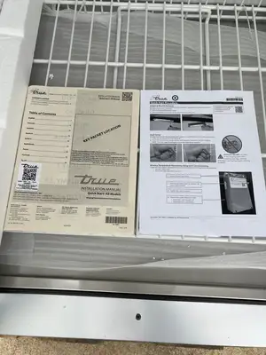 New | in-Stock True Old Stock 2023 54" True GDIM-49NT-HC~TSL01 Glass 2 Door Bag Ice Merchandiser Indoor Freezer 120V Display Freezers Illinois US | Falcon Restaurant Supply #1375778