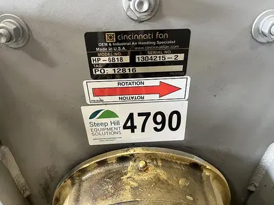 USED CINCINNATI FAN HP-6B18