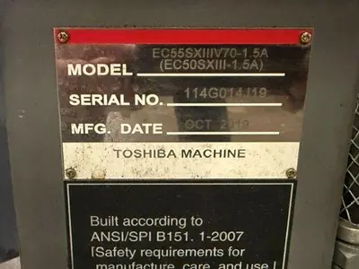 2019 TOSHIBA EC55SXIIIV70-1.5A ELECTRIC Injection Molding Horizontal/Vertical | Machinery Network (3)